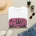 Glitter Therapy T-Shirt — Sparkly Retro Graphic Tee